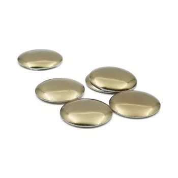 Стразы термоклеевые металлические 8мм, 100шт/упак, бронза глянец