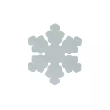 Светоотражающая наклейка на одежду 'Снежинка'