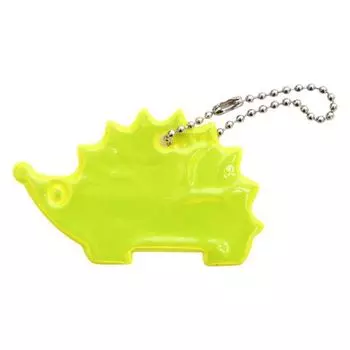 Светоотражающая подвеска 'Ежик', 7 см, упак./2 шт. (желтый)