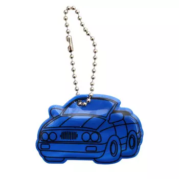 Светоотражающая подвеска 'Машина', 5,5 см, упак./2 шт. (синий)