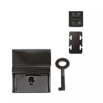 SX162 Замок портфельный, 3 см*3,5 см (бл/ник)