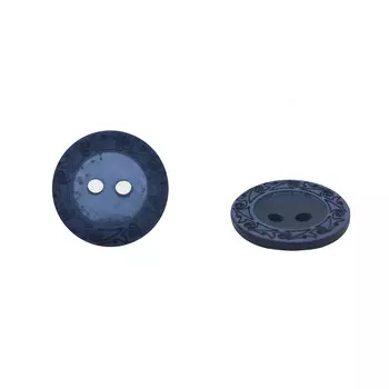 SZ8838 Пуговица 18мм 2пр. (309 синий)