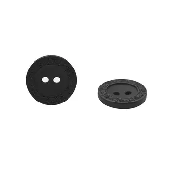 SZ8838 Пуговица 18мм 2пр. (черный)