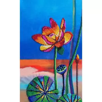 Т-01 Набор для вышивания бисером Созвездие 'Безмятежность' 22,5*38см