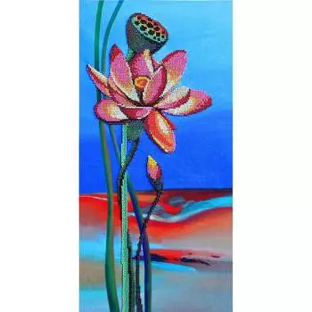 Т-02 Набор для вышивания бисером Созвездие 'Сияние' 23,5*49см