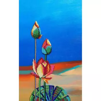 Т-03 Набор для вышивания бисером Созвездие 'Пробуждение' 22,5*40см