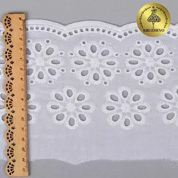 TBY.B18 Шитье хлопок 140мм*13,71м (белый)