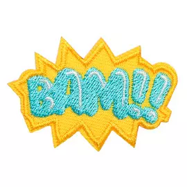 Термоаппликация 'Бам!', 5*3,5см