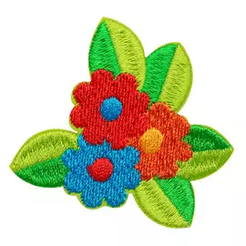 Термоаппликация 'Цветы', 5*5см