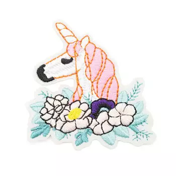 Термоаппликация 'Единорог', 6,5*7,3см, Hobby&amp;Pro