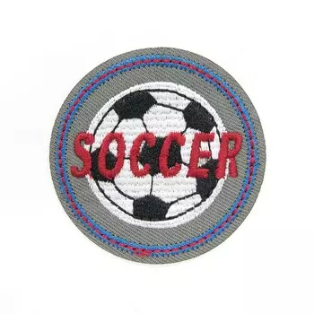 Термоаппликация 'Эмблема 'Soccer', 5.8см, Hobby&amp;Pro