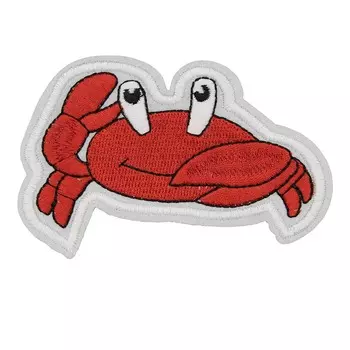 Термоаппликация 'Крабик', красный, 6.6*10см, Hobby&amp;Pro