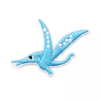 Термоаппликация 'Летающий динозавр', голубой 4,6*6,3см, Hobby&amp;Pro