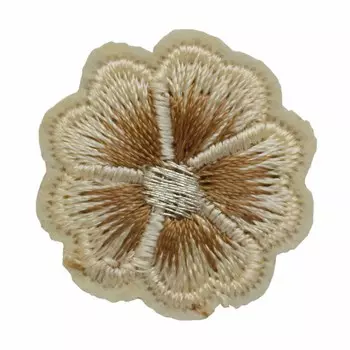 Термоаппликация LMC-02 'Анютины глазки' 1шт Hobby&amp;Pro basic (9 св.бежевый)