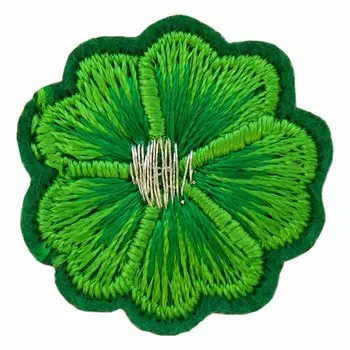 Термоаппликация LMC-02 'Анютины глазки' 1шт Hobby&amp;Pro basic (2 зеленый)