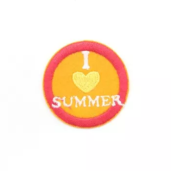 Термоаппликация 'Люблю лето', 3.8см, Hobby&amp;Pro