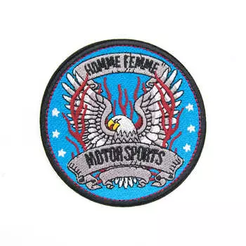 Термоаппликация 'Мотоспорт 'Ноmme Femme', 8.5см, Hobby&amp;Pro