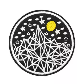 Термоаппликация 'Ночью в горах', 8*8см, Hobby&amp;Pro