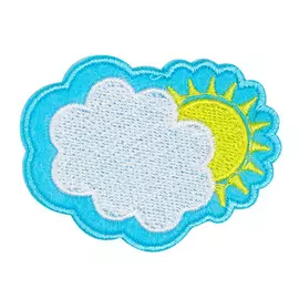 Термоаппликация 'Облачко', 6*4,5см
