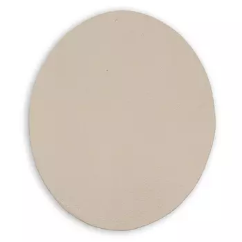 206 Заплатка термоклеевая из кожи овал малый 9,4*11,4см, 2шт в уп., 100% кожа (06 бежевый)