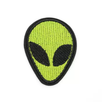 Термоаппликация 'Пришелец', зеленый 4,6*5,9см, Hobby&amp;Pro