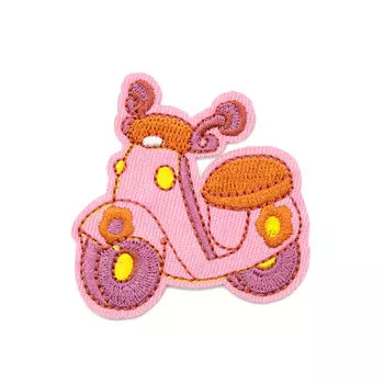 Термоаппликация 'Розовый скутер' 5,5*5,5см, Hobby&amp;Pro