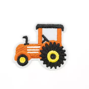 Термоаппликация 'Трактор маленький', красный 4,5*5,1см, Hobby&amp;Pro