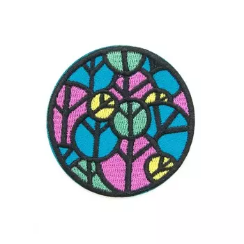 Термоаппликация 'Витраж, цветы', 5.4см, Hobby&amp;Pro