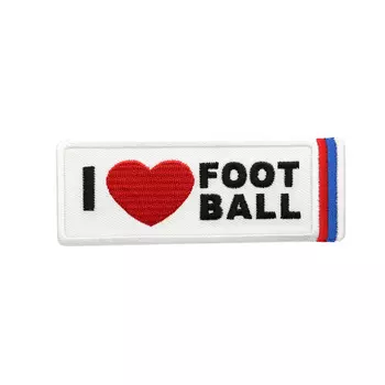 Термоаппликация 'Я люблю футбол' Hobby&amp;Pro