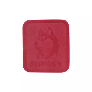 5005 Термоаппликация из замши Husky 3,4*3,89см, 100% кожа (59 бордовый)