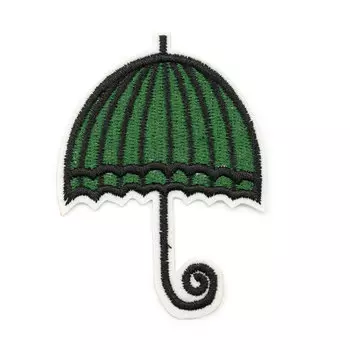 Термоаппликация 'Зонт', зеленый 8*6см, Hobby&amp;Pro