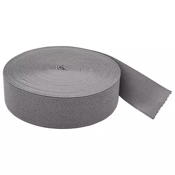 Тесьма эластичная 6см*20м (серый)