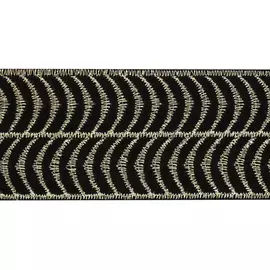 Тесьма CYY1051 (черный/золото)