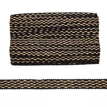 Тесьма CYY3160 *16.45м (черн/беж)