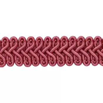 Тесьма отделочная 'Шанель' 13мм*25м (SR025 темно-розовый)