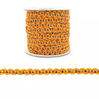 Тесьма отделочная TR122 7мм (3076 оранжевый)