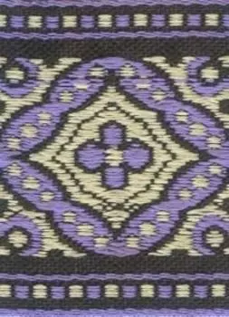 Тесьма жаккард 2628, 45мм*16,4м Индия Астра