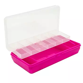 ТИП-5 Коробка, двухъярусная c микролифтом, 210*110*50 мм. (малиновый)