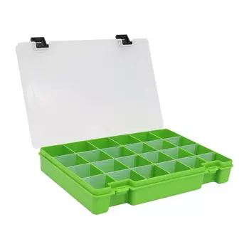 ТИП-7 Коробка, 6 съёмных перегородок, 24 ячейки, 274*188*45 мм (салатовый)