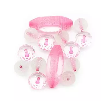 TR-2148 Набор декоративных бусин, упак./14 шт., Астра Premium