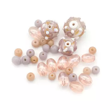 TR-2156 Набор декоративных бусин, упак./33 шт., Астра Premium