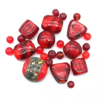 TR-2158 Набор декоративных бусин, упак./25 шт., Астра Premium