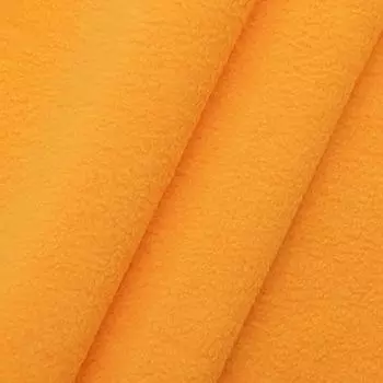 Трикотаж Флис 180 (50см*50 см) (27064 оранжевый)