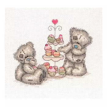 TT227 Набор для вышивания Anchor 'Кексики' 16х16 см