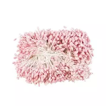 Тычинки с блестками (св/розовый)