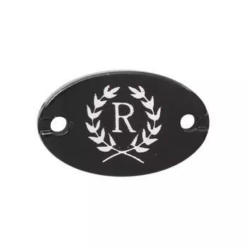 Украшение 562-12 уп/10шт, (черн/серебро)