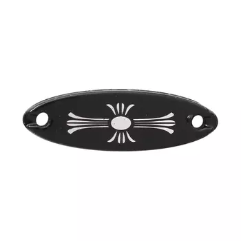 Украшение 562-2 уп/10шт. (черн/серебро)