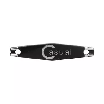 Украшение 562-6 уп/10шт. (черн/серебро)