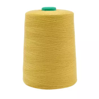 Универсальная швейная нить, 20/3, 3000v, 100% пэ, Bestex (015 т.пастельно-горчичный)