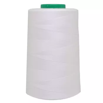 Нитки промышленные 40/2, универсальные, 5000ярд, Bestex (001 белый)